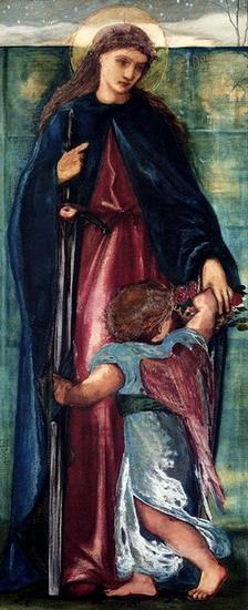 St Dorothy Präraffaeliten Sir Edward Burne Jones Ölgemälde